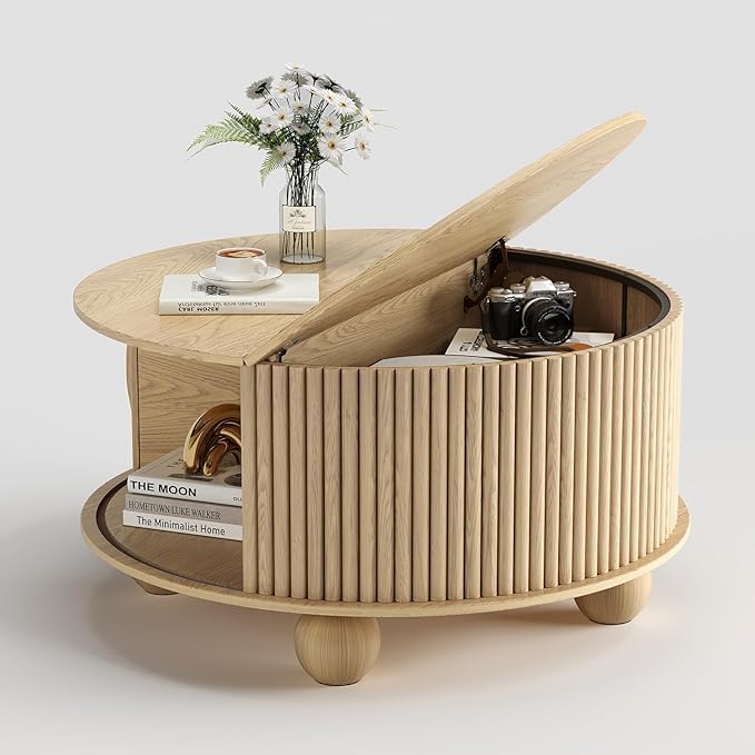 JOINICE Round Coffee Table