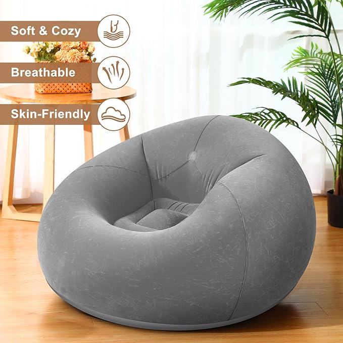 Realspring 6 9 12 Pcs Inflatable Bean Bag Chairs