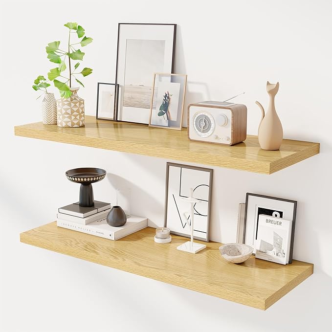 Dreamland 40" Floating Shelves for Wall, Wall-Mounted Shelves for Bedroom