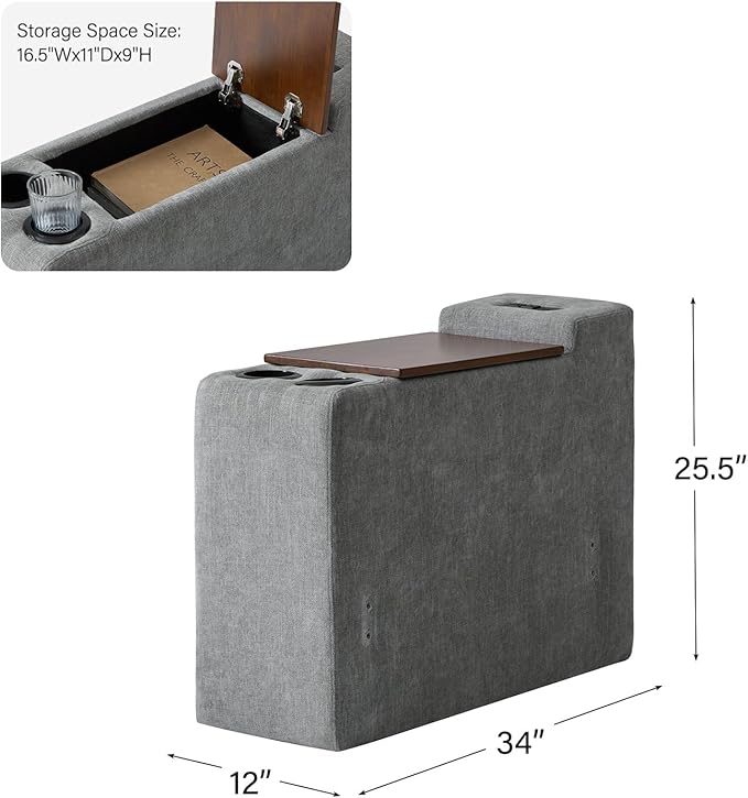 EcoHarbor Living Modular Sofa Center Console