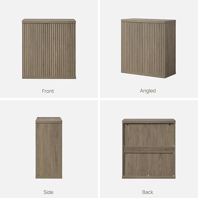 SICOTAS Buffet Cabinet with Storage Accent Sideboard Modern Credenza with Doors