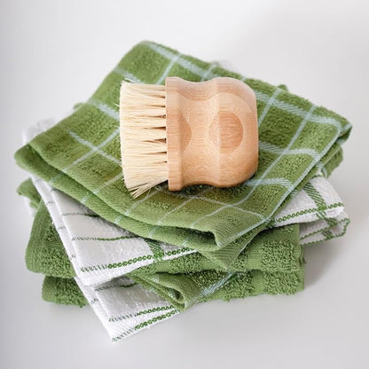 Ritz Terry Check Dish Cloth Set: Highly Absorbent & Super Soft