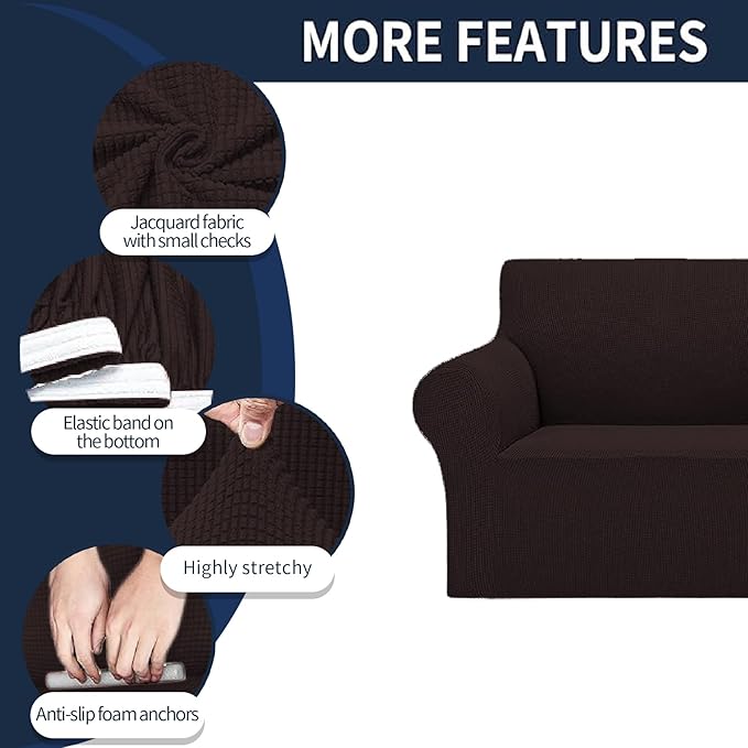 Cupuamon 2026 New Stretch Chair Sofa Slipcovers Couch Cover