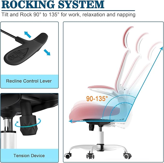 Mimoglad Office Chair, High Back Ergonomic Desk Chair