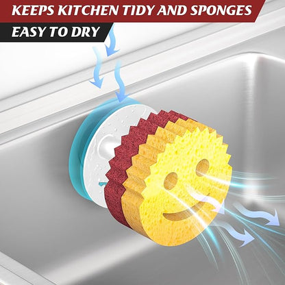 Sponge Holder for Kitchen Sink, Sink Caddy Organizer