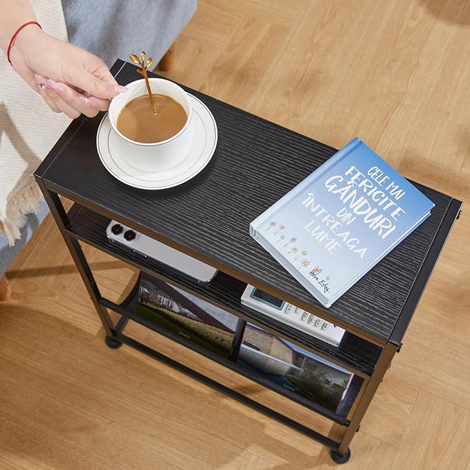 Narrow End Table for Small Spaces