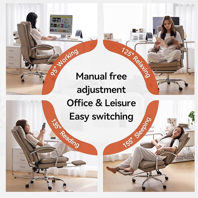 LEAGOO Reclining Office Chair