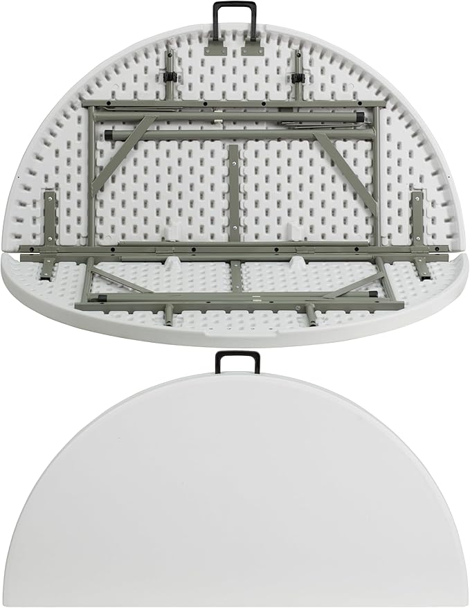 Flash Furniture Freeman 4' Round Plastic Folding Table