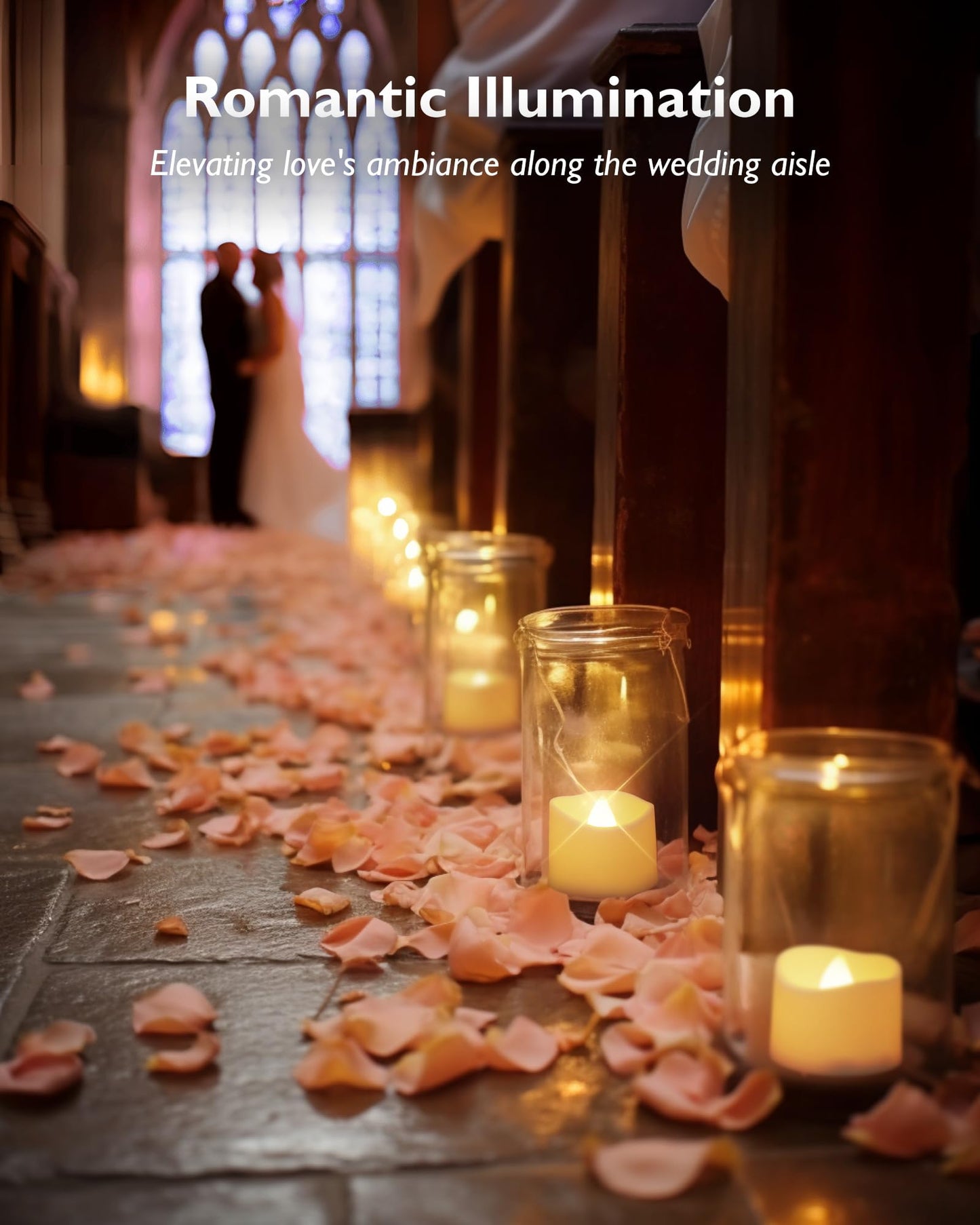 Homemory Timer Tea Lights Candles Battery Operated, 6H Timer Built-in, Auto On Daily, Flameless LED Tealight Votives for Table Centerpieces, Lantern, Holiday Decor, Warm Lamp, No Remote, 24-Pack