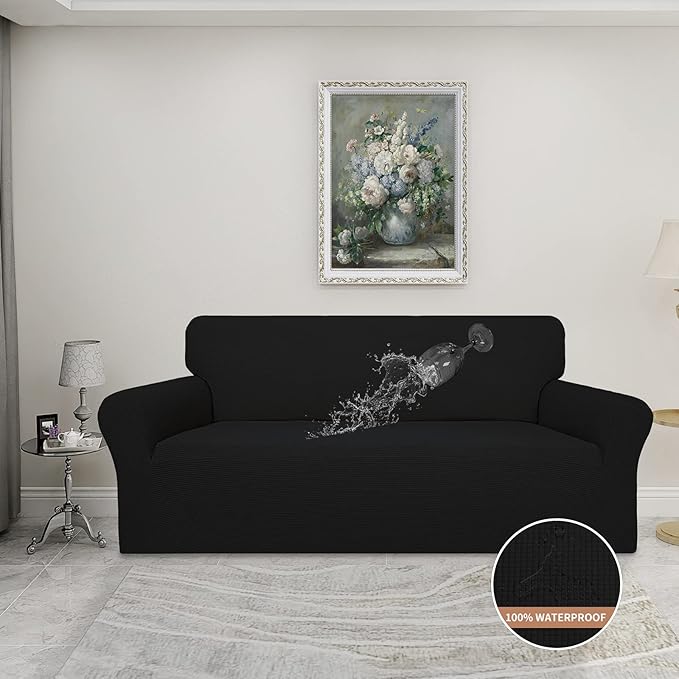 Easy-Going 100% Waterproof Couch Cover, Dual Waterproof Sofa Cover, Stretch