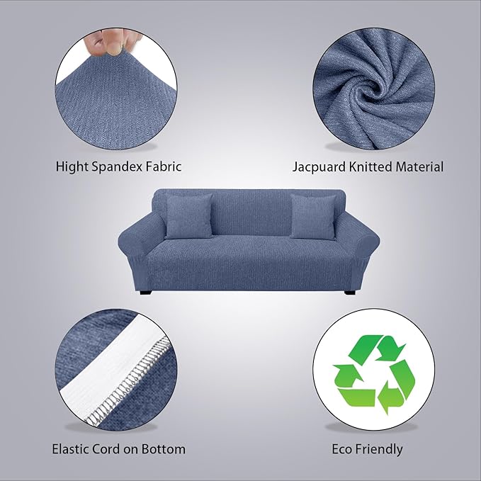 Sofa Slipcover with 2 Pillow Cover