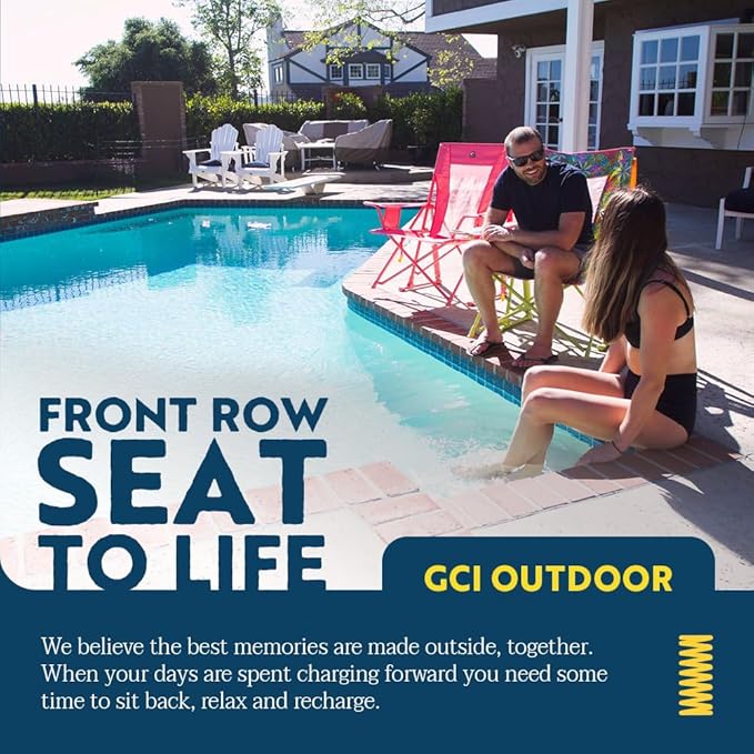 GCI Outdoor Comfort Pro Rocker Camping Chair | Portable Folding Rocking Chair