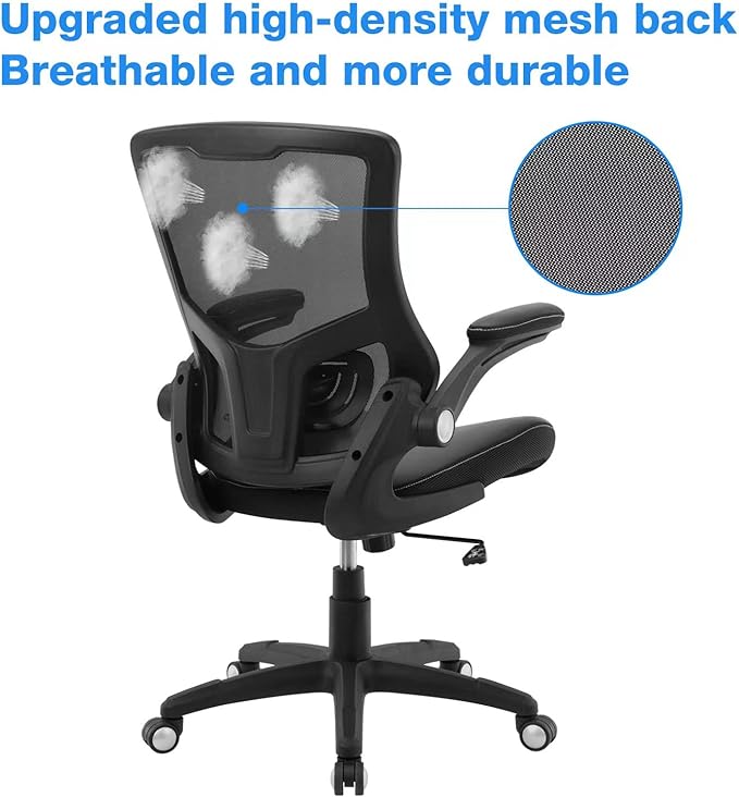 Office Chair Ergonomic Desk Chair, Computer PU Leather Home Office Chair