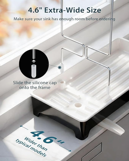 Minimalist Sink Caddy, Rustproof Sponge Holder
