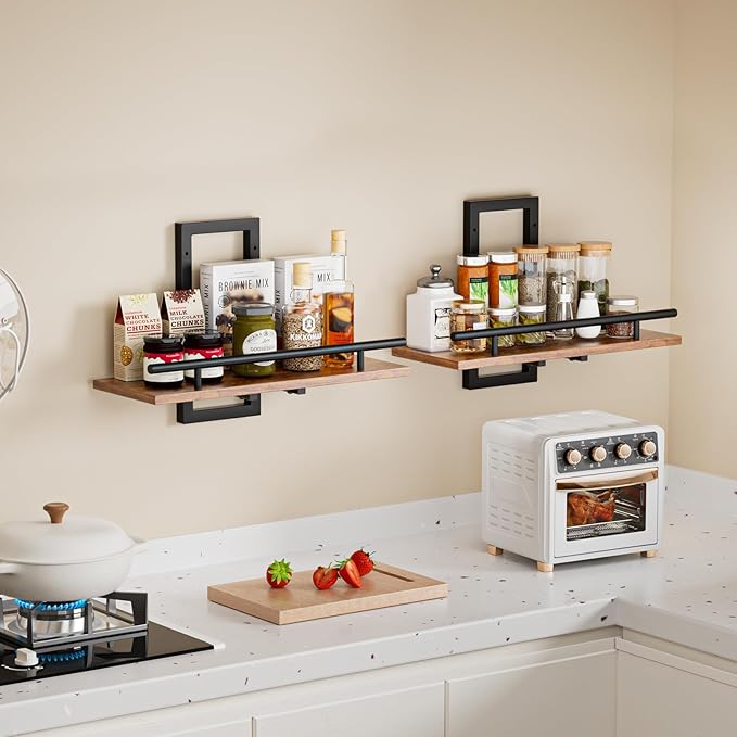 Sbosbo Floating Shelves for Wall, Plant Shelf Indoor, Wall Planters for Indoor