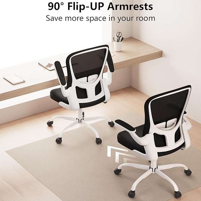 Ergonomic Office Chair, Comfort Swivel Home Office Task Chair, Breathable Mesh