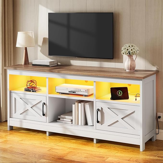 YITAHOME TV Stand for 65 Inch TVs, Entertainment Center