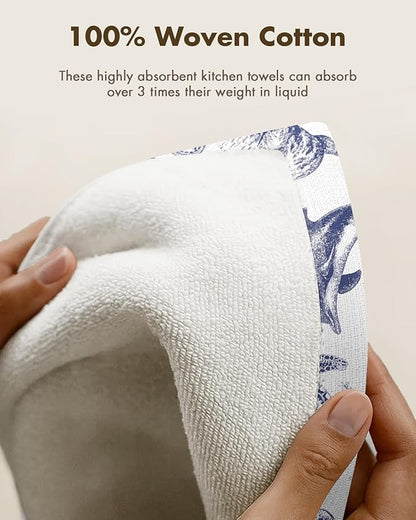 Cotton Kitchen Towels Set of 2