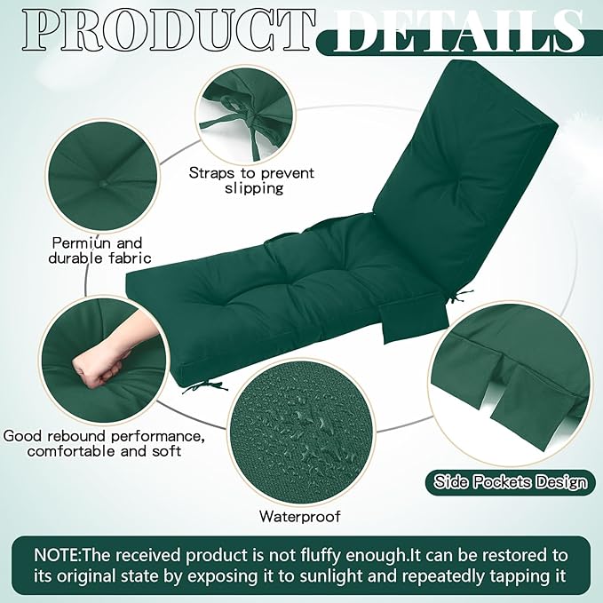 Outdoor Chaise Lounge Cushions