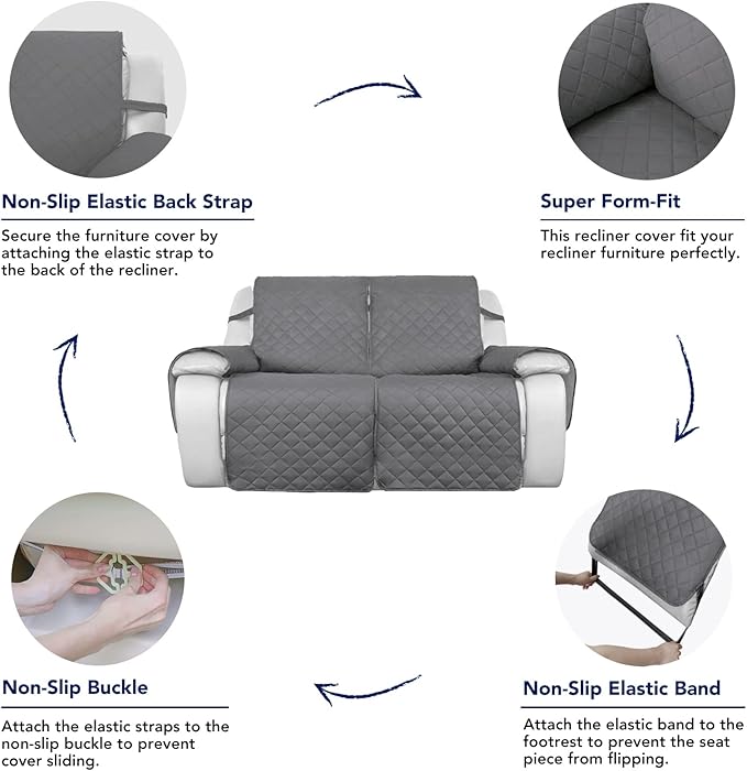 PureFit Water Resistant Reversible Sofa Cover
