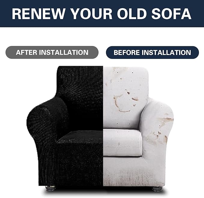 Cupuamon 2026 New Stretch Chair Sofa Slipcovers Couch Cover