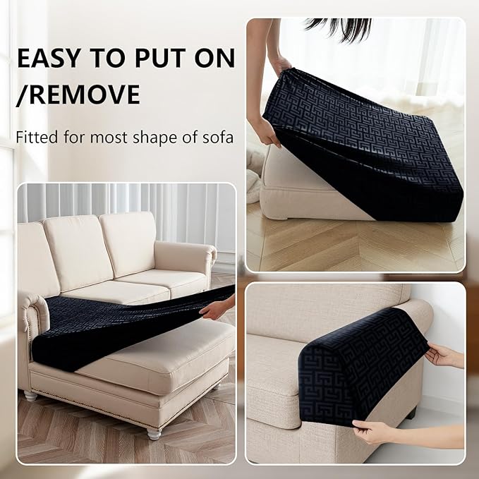 UNBBRRL Stretch Couch Backrest Cushion Cover