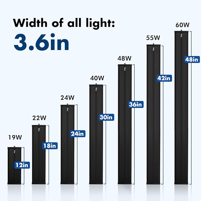 hygger Auto On Off Aquarium LED Light, 4 Mode Lighting Full Spectrum Fish Tank Light 24/7 Timer Colorful Fish/Sun/Nightlight/WRGB Cycle for Freshwater