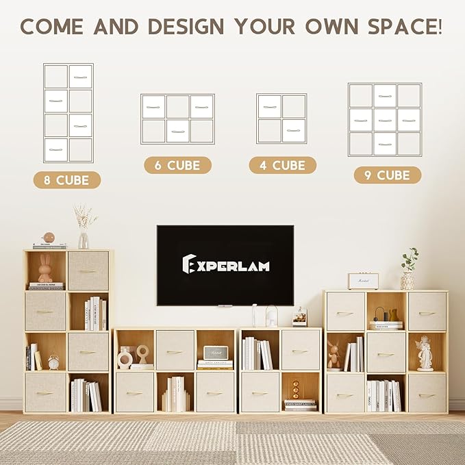 EXPERLAM 9 Cube Storage Organizer