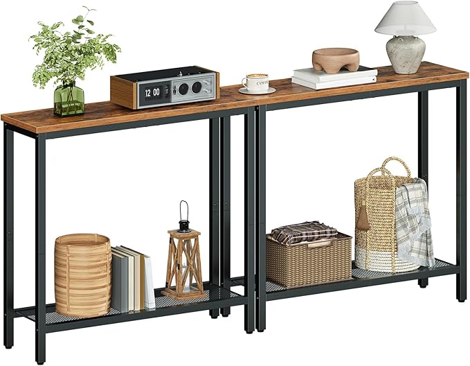 HOOBRO 29.5" Narrow Console Table, Small Entryway Table