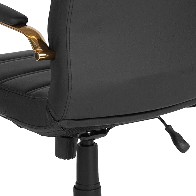 Flash Furniture Whitney Mid-Back Swivel LeatherSoft Desk Chair