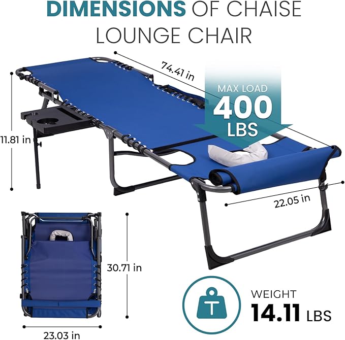 FUNDANGO Heavy Duty Tanning Chair