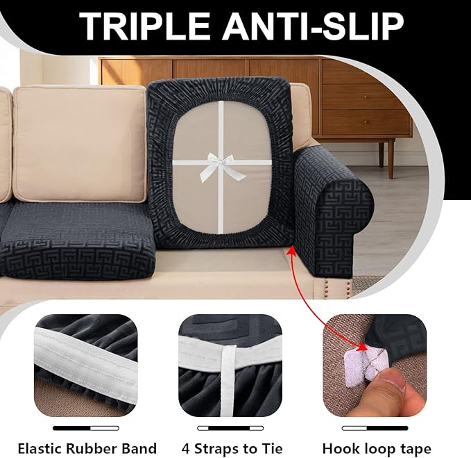 UNBBRRL Stretch Couch Seat Cushion Cover