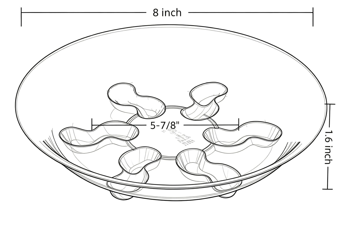 ZZPYXIA 4 Pack Heavy Duty Antique Bronze Plastic Plant Saucer Sturdy Pot Tray Plant Drip Trays Drip Trays for pots,Plant Water Catcher Tray,Plant Pot Saucers (8 INCH)