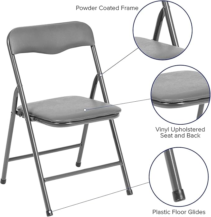 Flash Furniture Mindy Kids 5-Piece Folding Square Table and Chairs Set