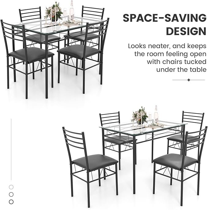 NAFORT 5-Piece Dining Table Set