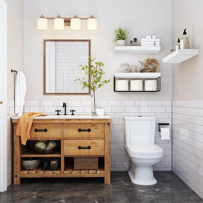 QEEIG Bathroom Shelves Over Toilet