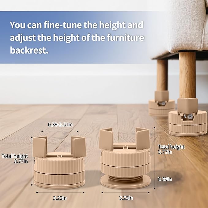 Adjustable Bed Risers Furniture Risers