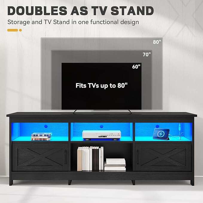 YITAHOME TV Stand for 80/75/70 Inch TVs