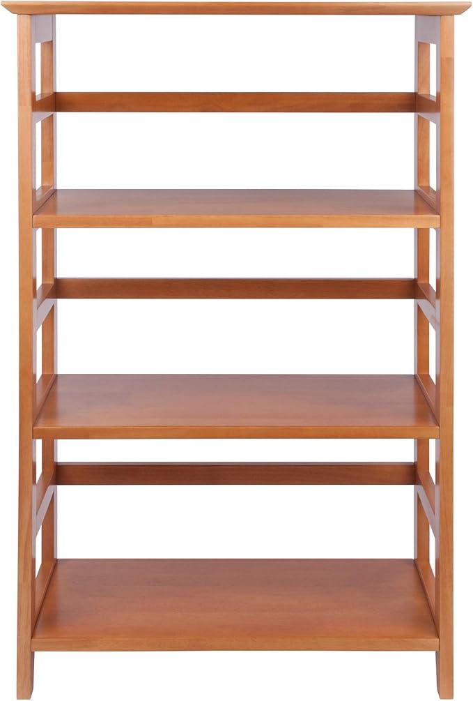 Winsome Studio 3-Tier Bookshelf, Classic Display Bookcase, Functional & Stylish