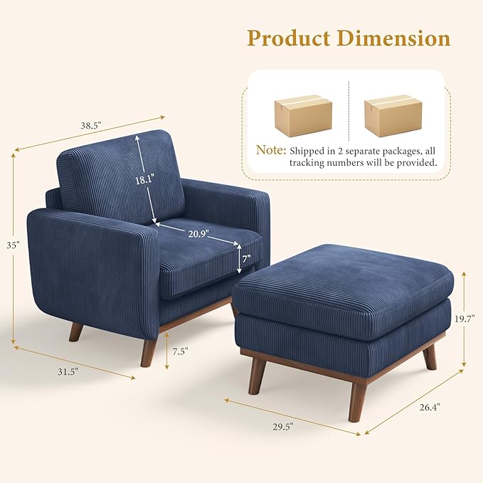 Vesgantti 38.5" Accent Chair