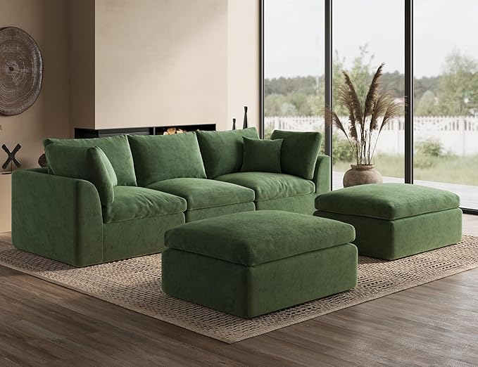 ohllob 110" Cloud Sectional Couches
