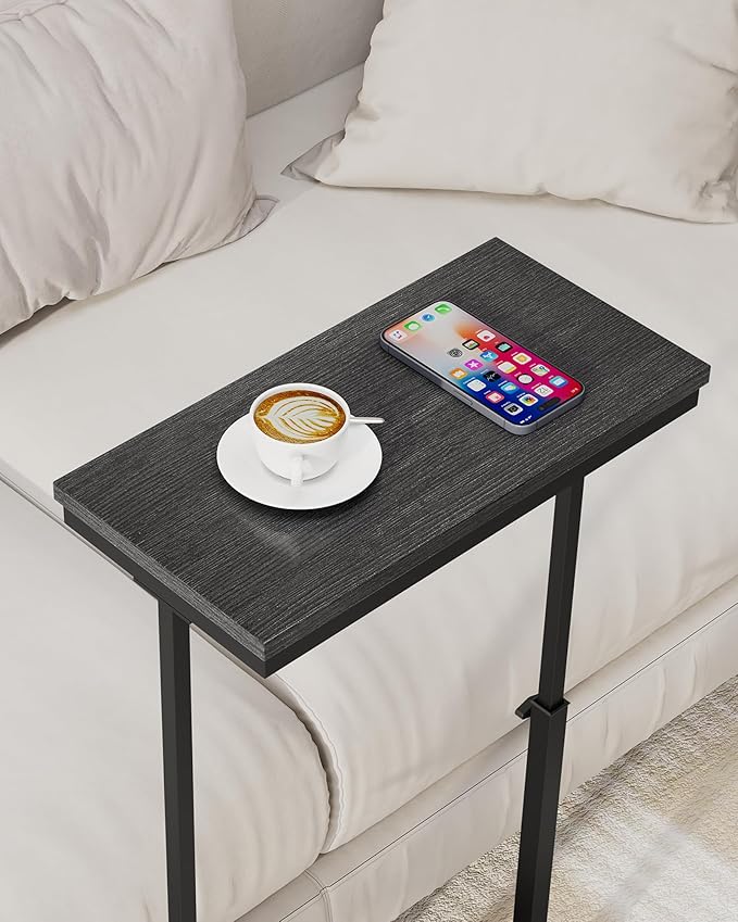 TUTOTAK End Table, Side Table, Tall Couch Table, Sofa Table, Living Room