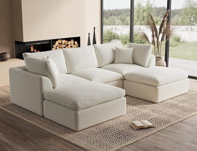 ohllob 110" Cloud Sectional Couches