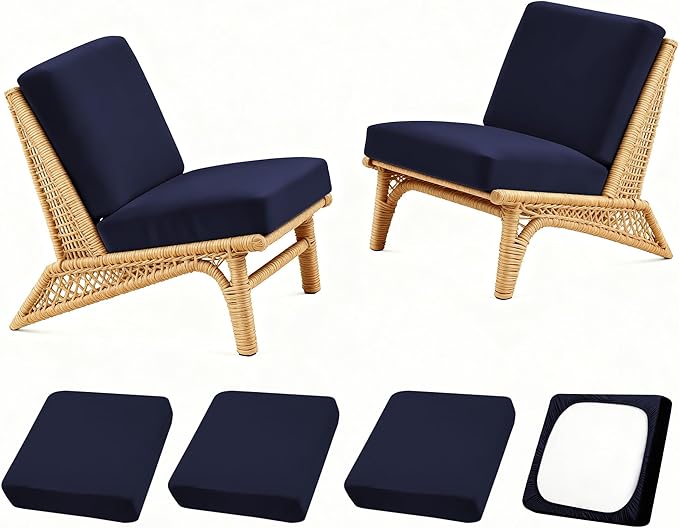 Patio Stretch Cushion Covers, Chair Cushion Covers& Sofa Replacement Slipcovers