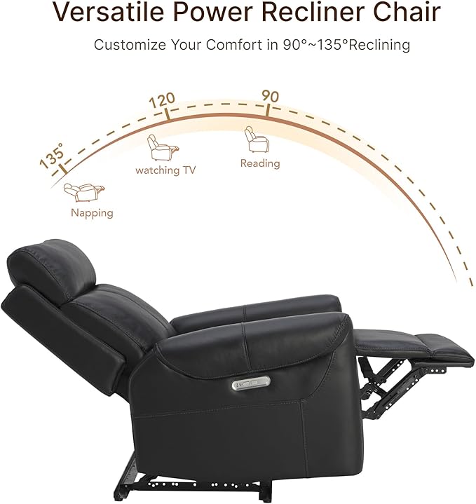 KISLOT Leather Recliner Chair Set of 2, Wall Hugger RV Recliners