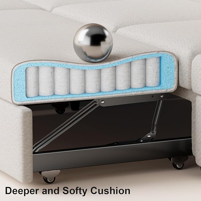 Belffin Modular Sectional Sleeper Sofa
