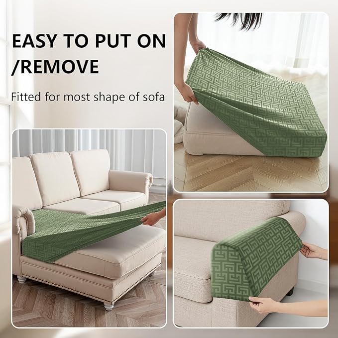 UNBBRRL Stretch Couch Armrest Covers