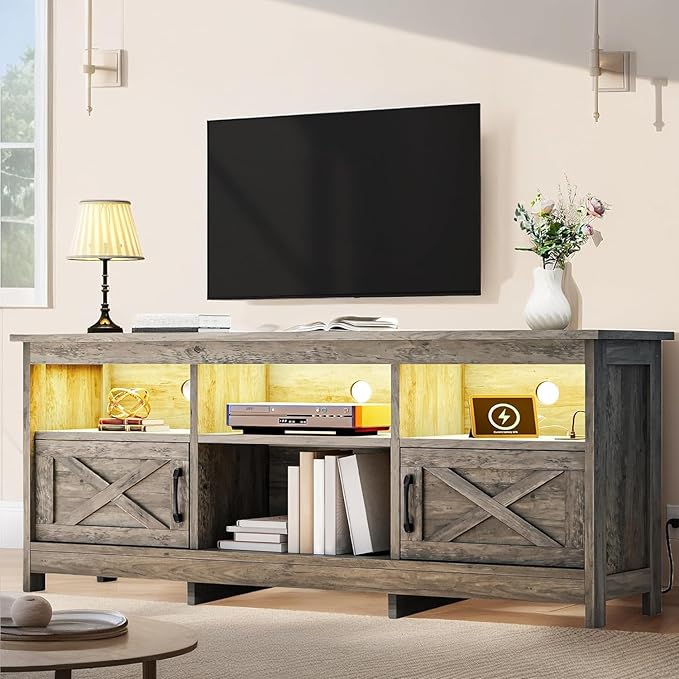 YITAHOME TV Stand for 65 Inch TVs, Entertainment Center
