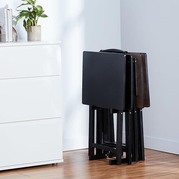 Amazon Basics Portable Foldable TV Tray Table