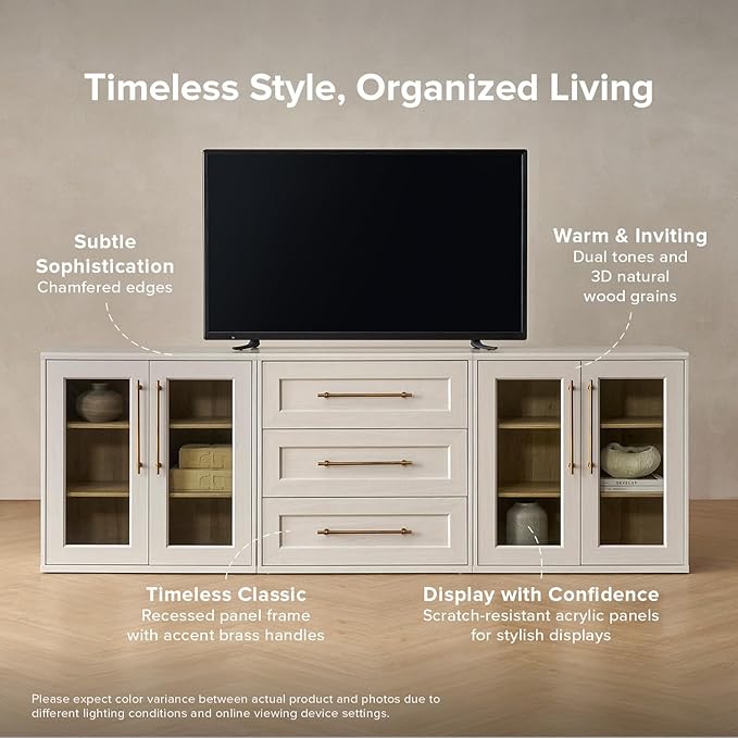 mopio Blake 3 Piece Entertainment Center